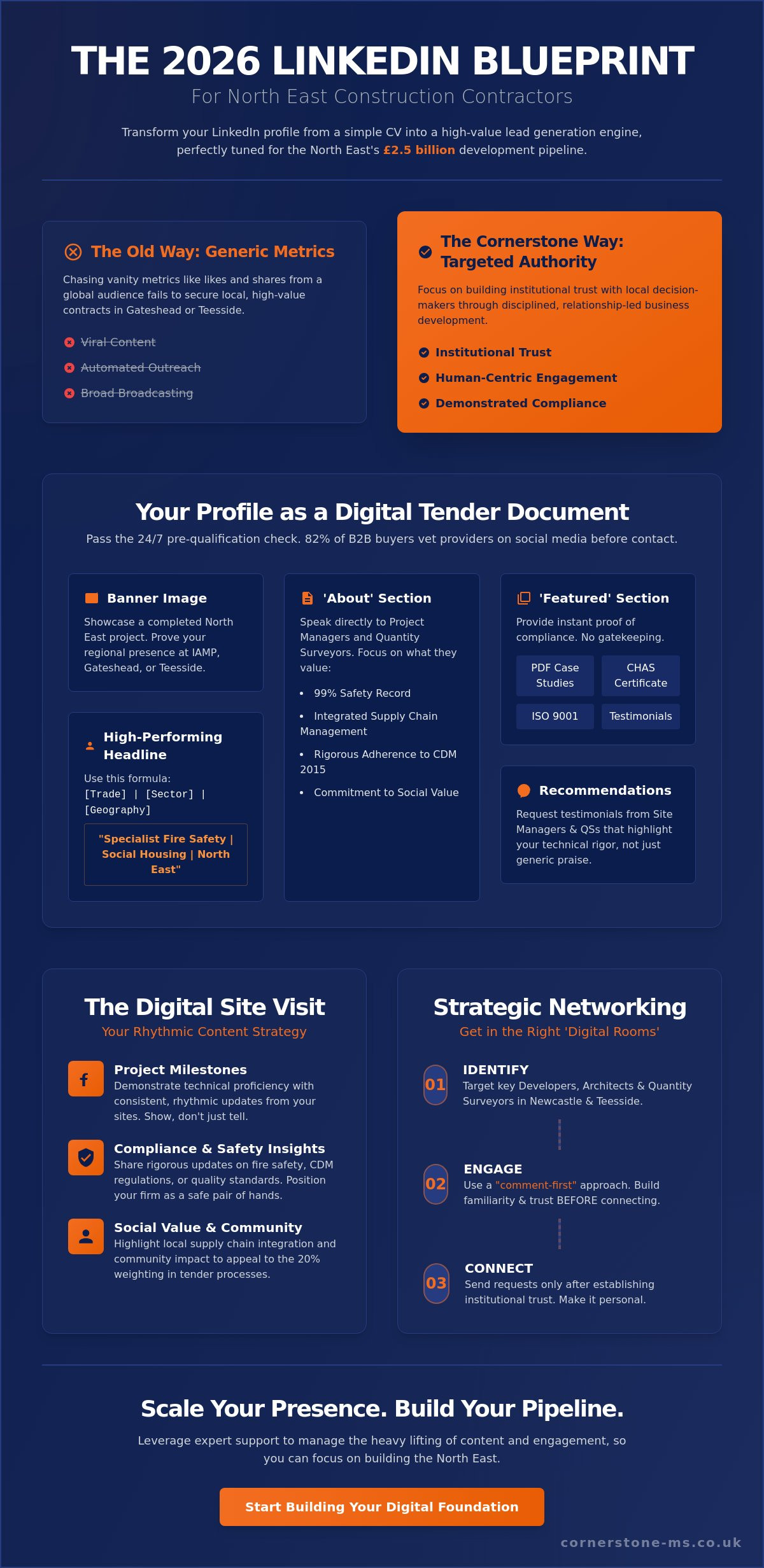 Getting Construction Clients with LinkedIn: A North East Contractor’s Guide for 2026