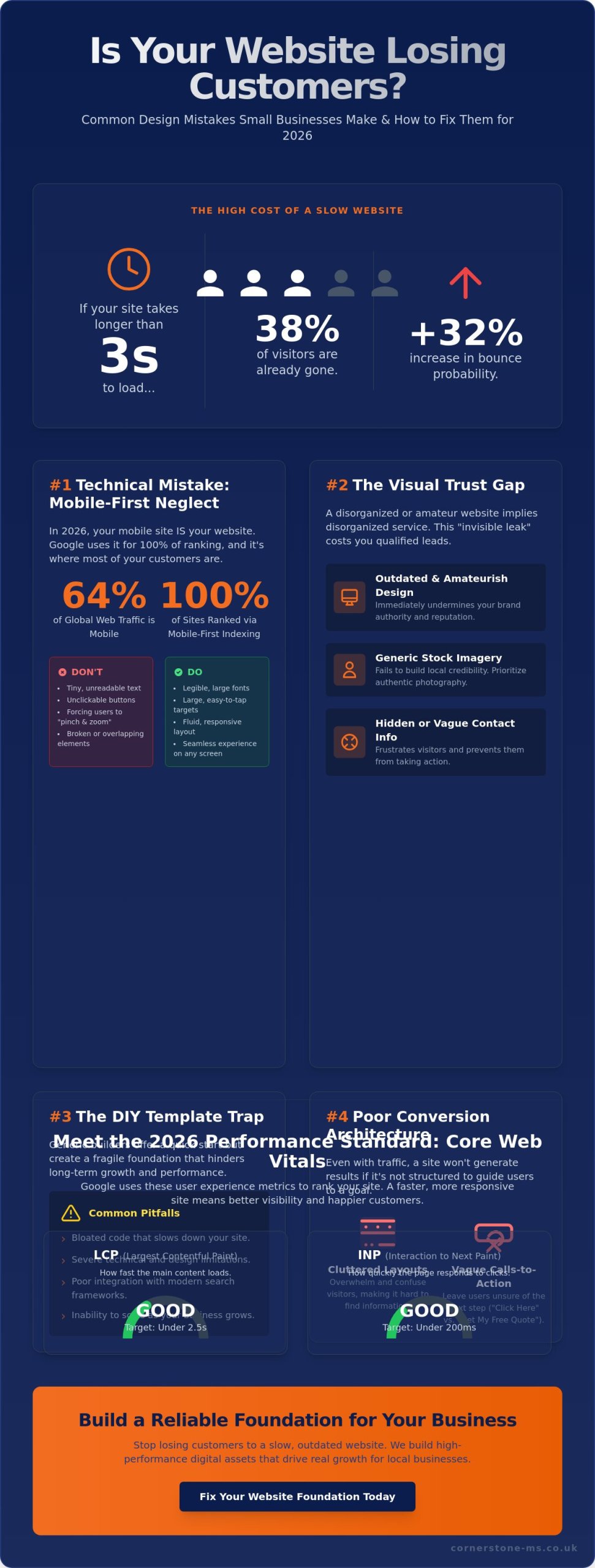 Common Website Design Mistakes Small Businesses Make in 2026