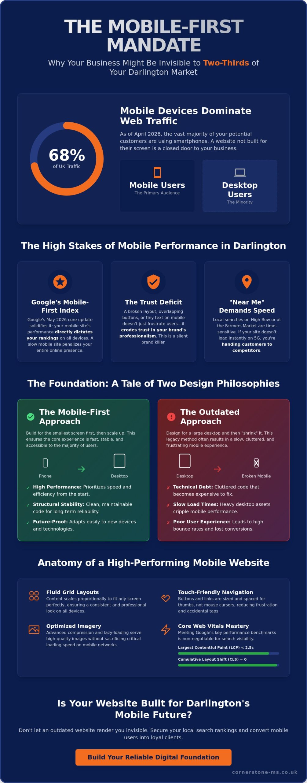 Mobile Friendly Web Design Darlington: A 2026 Business Guide