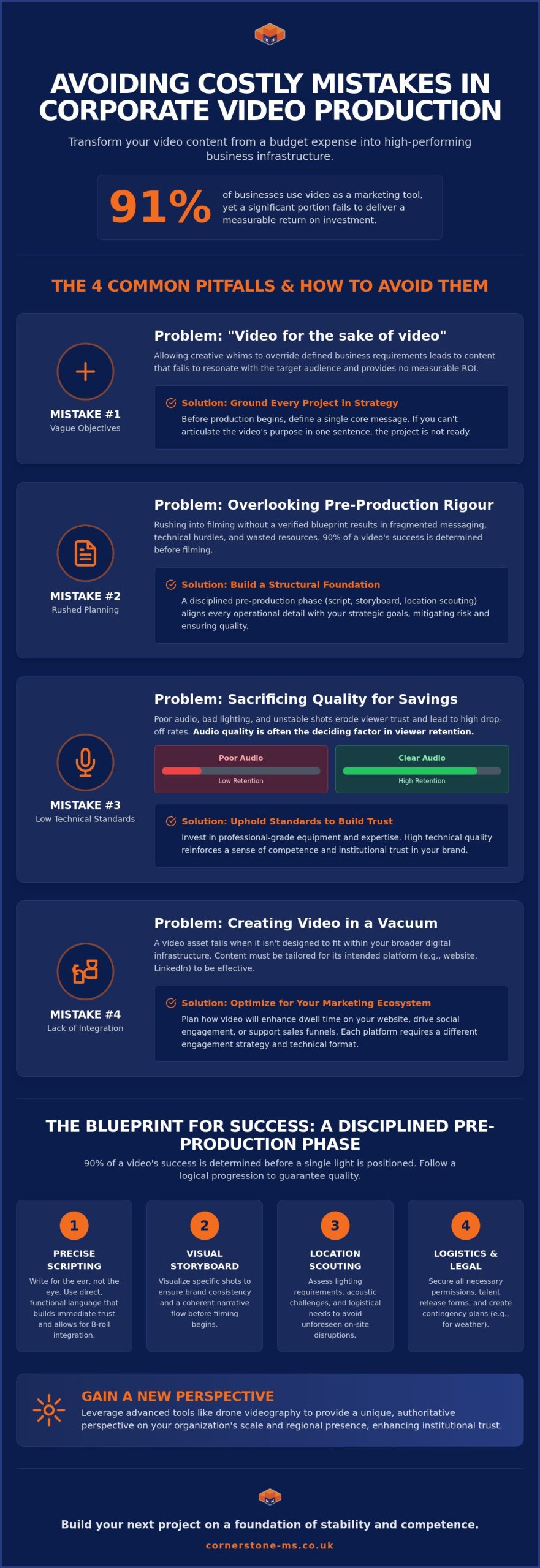 Common Mistakes in Corporate Video Production: A 2026 Strategy Guide