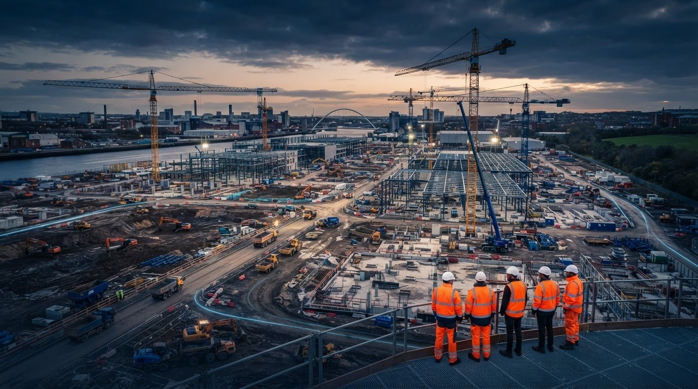 Drone Videography for Large-Scale Construction Projects in the North East